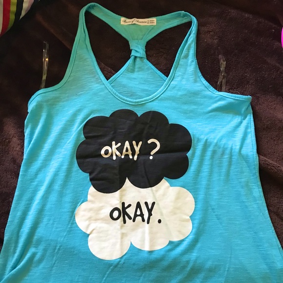The Fault in Our Stars “okay, okay” Tank Top - Picture 1 of 4